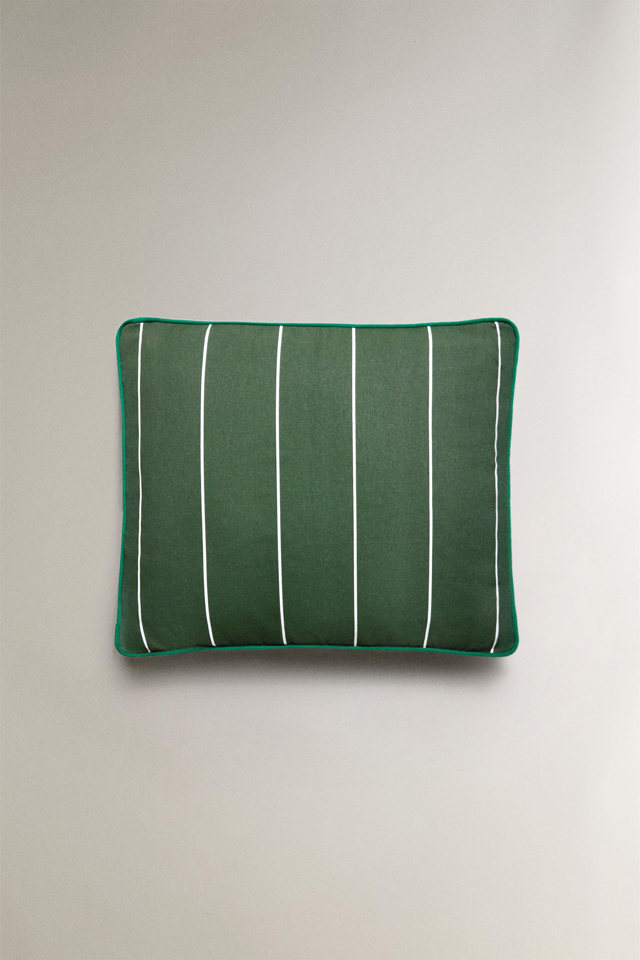 COUSSIN DE CHAISE À RAYURES